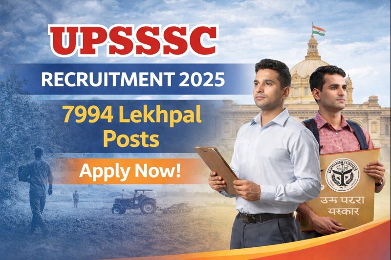 UPSSSC Recruitment 2025 – Apply Online for 7994 Lekhpal Posts